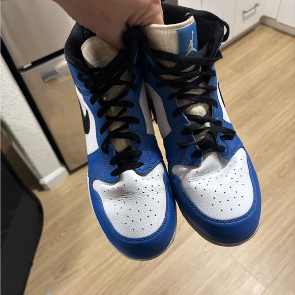 Jordan retro 1 high blue cleats - Picture 7 of 9